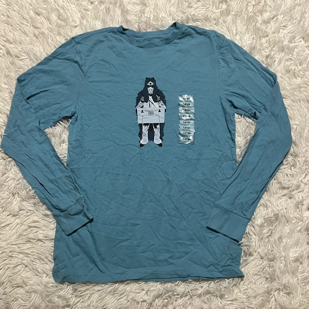 Yeti shirt size large kids NWT